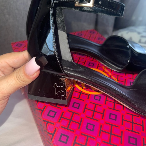 Tory Burch Patent Leather Sandal Heels - Picture 5 of 13